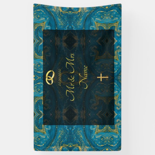 結婚の 横断幕 (縦)