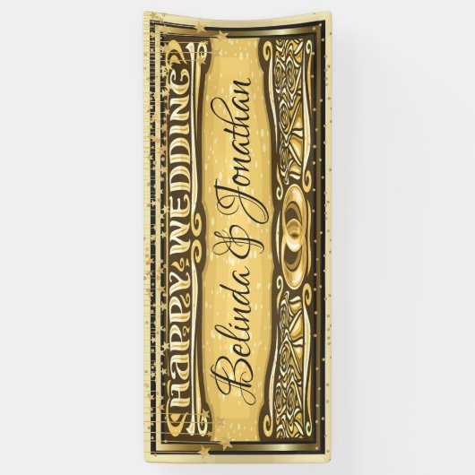 結婚の 横断幕 (縦)