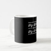 結婚の – 私のプライド – 新郎誇りを持った コーヒーマグカップ (正面左)