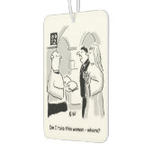 結婚の"私は頼この女を連れて行くのか"どこで？ カーエアーフレッシュナー (左)