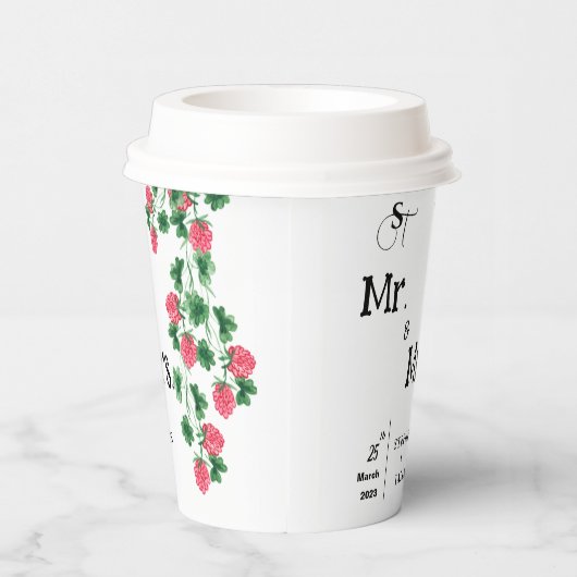 結婚の 紙コップ (右)