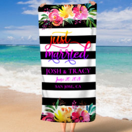 結婚の，花嫁，花婿，妻，夫，結婚贈り物 ビーチタオル