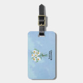 結婚の，記念日，恵み，宗教，キリスト ラゲッジタグ (正面縦)