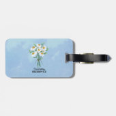 結婚の，記念日，恵み，宗教，キリスト ラゲッジタグ (裏面横)