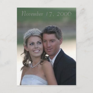 結婚の、2006年11月17日 ポストカード