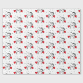 結婚の， day Valenine, love Wrapping紙 ラッピングペーパー (フラット)