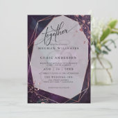 結婚の | Dusty Plum Purple Jaspe (スタンド正面)