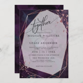 結婚の | Dusty Plum Purple Jaspe (正面/裏面)