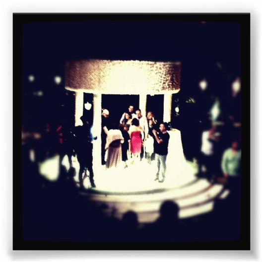 結婚のAフーパ フォトプリント            (正面)