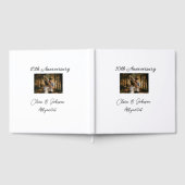 結婚のAnniversary add name year画像文字の数 ゲストブック (全面)