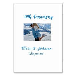 結婚のAnniversary add name year画像文字の数 テーブルナンバー