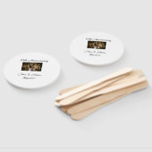 結婚のAnniversary add name year画像文字の数 ハンドファン (組立なし)