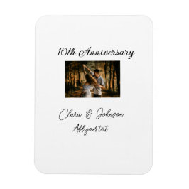 結婚のAnniversary add name year画像文字の数 マグネット