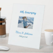 結婚のAnniversary add name year画像文字の数 台座サイン (インサイチュ)