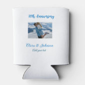 結婚のAnniversary add name year画像文字の数 缶クーラー (裏面)