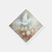 結婚のDoveフローラ紙ナプキン – カスタマイズ可能 スタンダードカクテルナプキン (角)