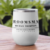 結婚のgroomsmenパーソナライズされたシンプル