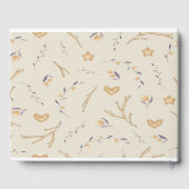 結婚のGuest Book in Earth Tones ゲストブック (裏面)