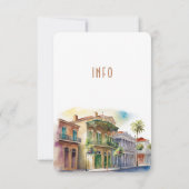 結婚のINFOと詳細New Orleans 招待状 (裏面)