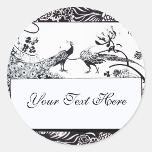 結婚のLOVE BIRDS ラウンドシール