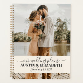 結婚のPlanning Notebookのパーソナライズされたプランナー プランナー手帳