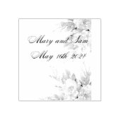 結婚のrubberstampカスタマイズ可能 ラバースタンプ (インプリント)