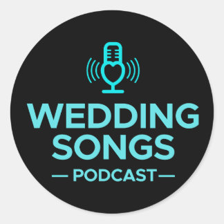 結婚のSongs Podcast Logoステッカー ラウンドシール