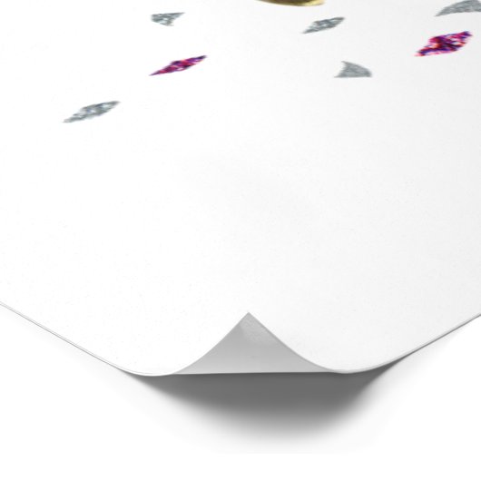 結婚のStilettoハイヒールアートポスター ポスター (角)