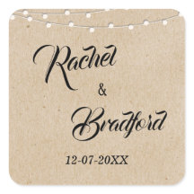 結婚のString Lights素朴お祝いカスタム