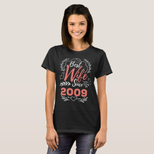 結婚のTシャツ8年結婚記念品 Tシャツ