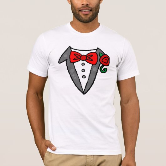 結婚のTuxedo Tシャツ (正面)