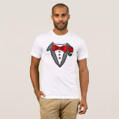 結婚のTuxedo Tシャツ (正面フル)