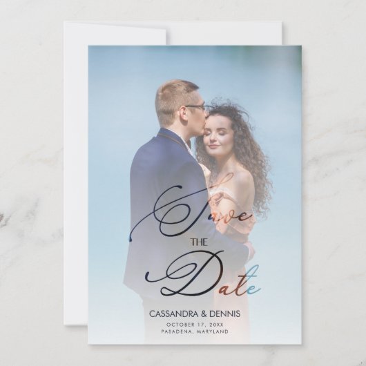 結婚のVellum Transparency Effectフォトスクリプト (正面)