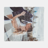 結婚のVowsフリースブランケット フリースブランケット (正面(横))