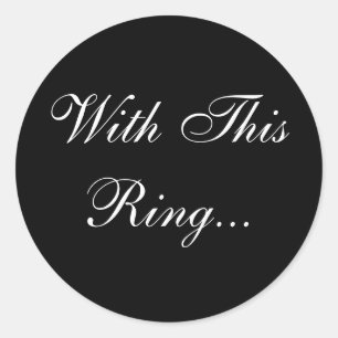 結婚のVows封筒用シール ラウンドシール