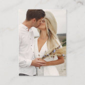 結婚のWebサイトフローラアーチ写真QRコード エンクロージャーカード (裏面)