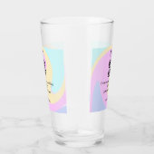 結婚のwebサイトrsvp q rコード追加ネーム文字 タンブラーグラス (右)