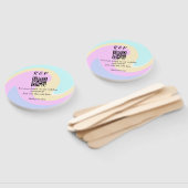 結婚のwebサイトrsvp q rコード追加ネーム文字 ハンドファン (組立なし)