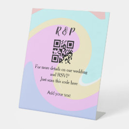 結婚のwebサイトrsvp q rコード追加ネーム文字 台座サイン