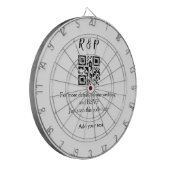 結婚のwebサイトrsvp q rコード追加名文字thr ダーツボード (正面左)