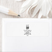 結婚のwebサイトrsvp q rコード追加名文字thr ラベル (インサイチュ)