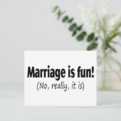 結婚はおもしろいだ ポストカード (スタンド正面)