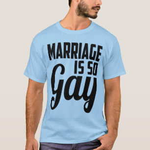 結婚はとても陽気です Tシャツ