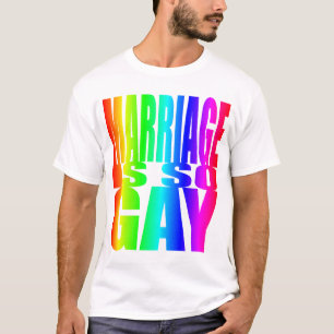 結婚はとても陽気です Tシャツ