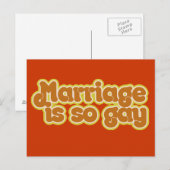 結婚はゲイ ポストカード (正面/裏面)