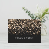 結婚はノートの金ゴールドの真夜中の魅力感謝していしています 招待状 (スタンド正面)