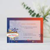 結婚はラスベガス・ネバダRSVP 出欠カード (スタンド正面)