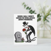 結婚は一緒に愚かである ポストカード (スタンド正面)