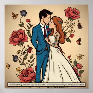 結婚は君の意見に賛成する人を見つけることだ ポスター