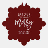 結婚は必ずメリーデートを守る オーナメントカード (裏面)